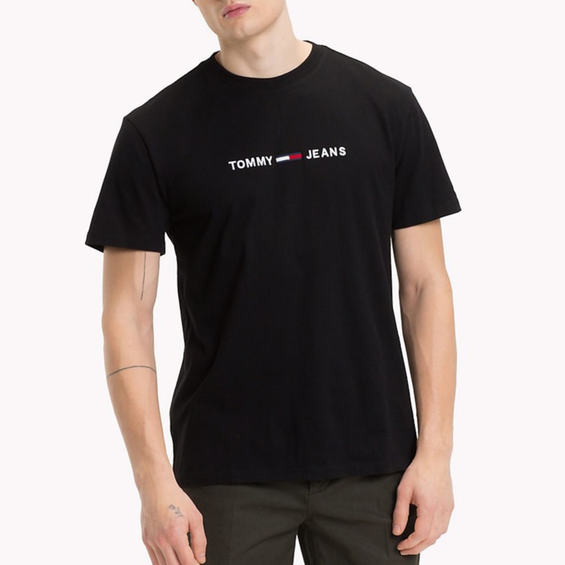Tee shirt tommy hilfiger noir Clearance