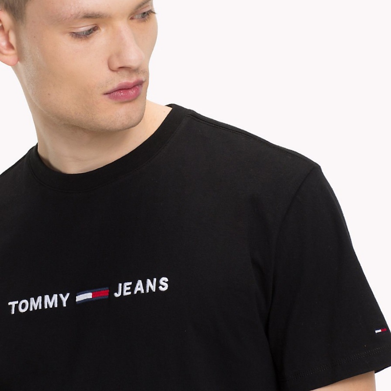 Tommy Hilfiger T-Shirt Hommes Manches Courtes CN Thé 3er Pack Premium Noir XXL 