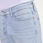 Short en jeans homme Le Temps des Cerises Landrew bleu clair