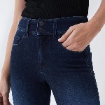 Jeans Salsa femme Secret Push in bleu foncé