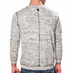 Pull Japan Rags homme modèle Spur coton gris chiné