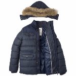 Doudoune Tommy Hilfiger homme modèle Johnny bleu marine coupe parka