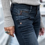 Jean 7/8 éme femme Freeman T Porter Alexa Cropped Bronx