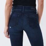 Jeans Salsa femme Secret Push in bleu foncé