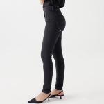 Jeans Salsa femme Secret Push in skinny soft touch noir