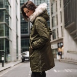 Parka femme Freeman T Porter Bailee kaki