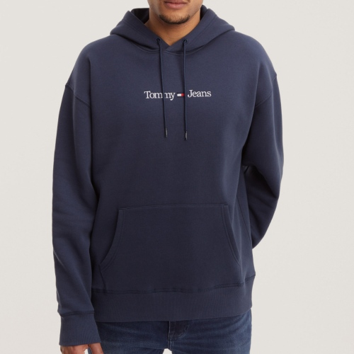 Sweat capuche Tommy Hilfiger Jeans homme bleu marine