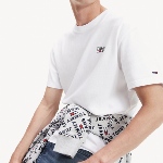 T Shirt Tommy Jeans homme blanc