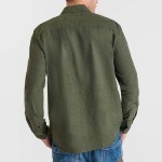 Chemise coton Le Temps des Cerises Debin vert british