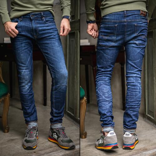 Jean homme Freeman T Porter Dustee Old coupe slim