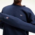 Sweat Tommy Hilfiger Jeans pour homme bleu marine