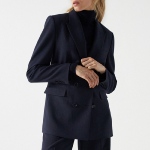 Veste blazer Salsa femme bleu marine