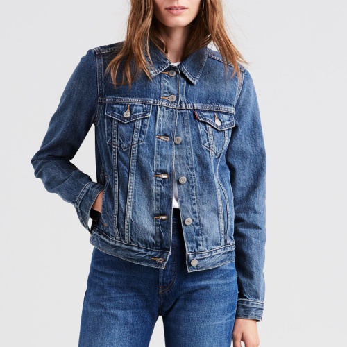 Veste en Jean femme Levi's ® modèle Original Trucker Soft As Butter Dark