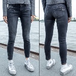 Jean femme Freeman T Porter Alexa cropped 7/8 éme taille haute Fabulous