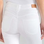 Jeans blanc slim taille haute Le Temps des Cerises Pulp