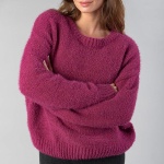 Pull femme Le Temps des Cerises Daisy fushia