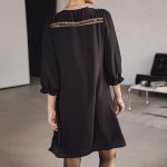 Robe Freeman T Porter Juna voile noire