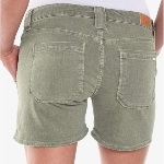 Short en jean femme Le Temps des Cerises Olsen 2 Kaki