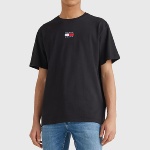 T Shirt Tommy Jeans homme Badge Tee noir