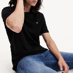 T Shirt noir Tommy Hilfiger / Tommy Jeans homme