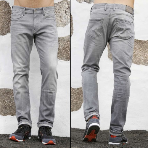 Jean homme Freeman T Porter coupe slim modèle Dustee gris