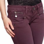 Jean femme Freeman T Porter  Alexa Slim Magic Color violet sassafras