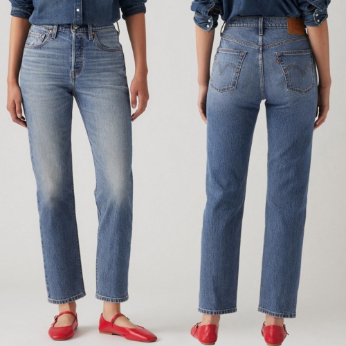 Jeans Levi's ® femme 501 Crop Scanned Answers