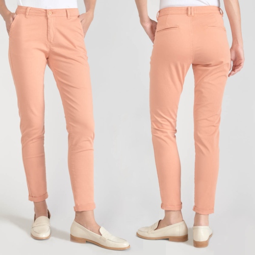 Pantalon chino femme Le Temps des Cerises modèle Dyli canyon