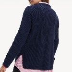 pull femme Tommy Hilfiger bleu marine