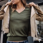 Pull femme Freeman T Porter Preem kaki
