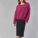 Pull femme Le Temps des Cerises Daisy fushia