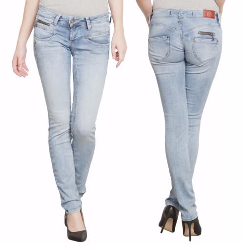 jean femme freeman t porter alexa slim magic denim delavé clair