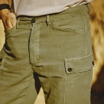 Pantalon Cargo Treillis Freeman T Porter homme Hashes kaki