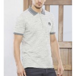 Polo Freeman T Porter homme Ridley Sand gris chiné