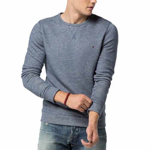 Sweat / Pull Tommy Hilfiger homme modèle Bandon bleu federal blue