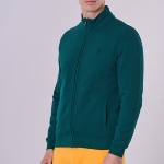 Veste zippé Us Polo Assn verte