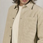 Sur Chemise velours Freeman T Porter homme Paolo beige