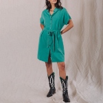 Robe Freeman T Porter Raffia Plain Tropical Green