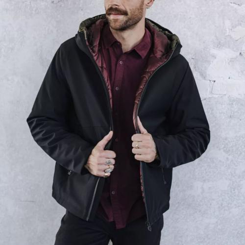 Blouson manteau imperméable Freeman T Porter Belleau noire