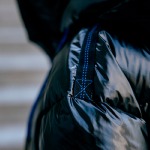 Doudoune noire brillante Freeman T Porter Vardia