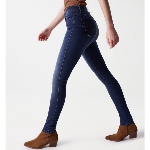 Jeans Salsa Destiny coupe skinny taille haute medium wash