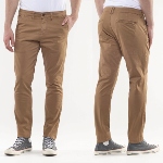 Pantalon Chino LTC Le Temps des Cerises homme beige camel