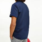 T Shirt Tommy Jeans bleu marine grand logo coloré