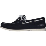 Chaussures bateau Tommy Hilfiger en cuir daim bleu marine