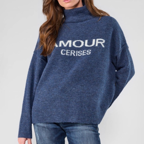 Pull femme Le Temps des Cerises Darry bleu