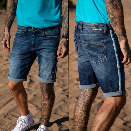 Short en Jean Freeman T Porter homme Jimmy Arain