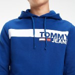 Sweat capuche Tommy Hilfiger Jeans homme bleu limoges