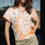 Top Freeman T Porter femme Philia Snail orange