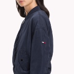 Blouson Bomber femme Tommy Hilfiger Jeans bleu marine