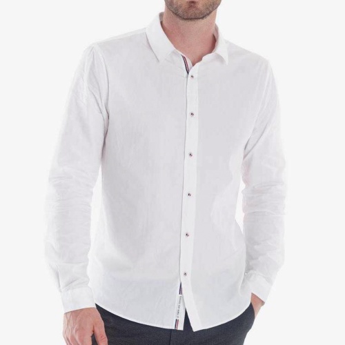 Chemise Le Temps des Cerises Dorus blanche pour homme